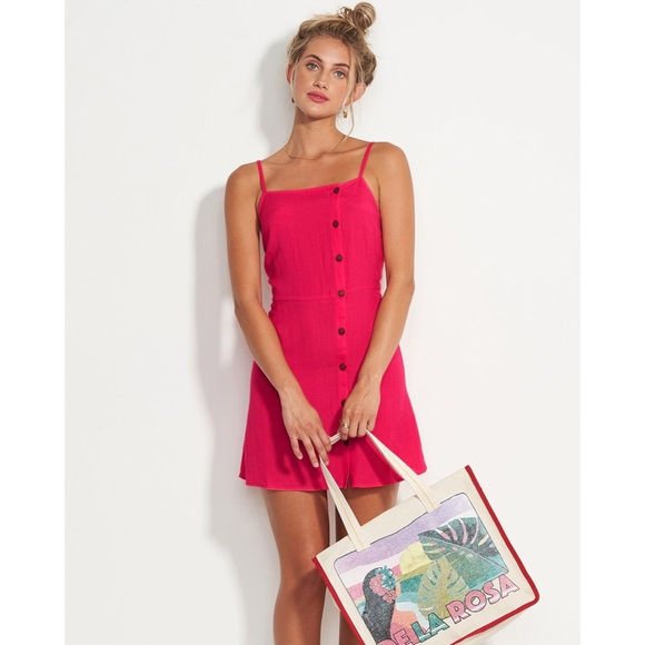 Billabong Dresses & Skirts - 🎉HP🎉 NWT Billabong Fine Nights Pink Mini Dress